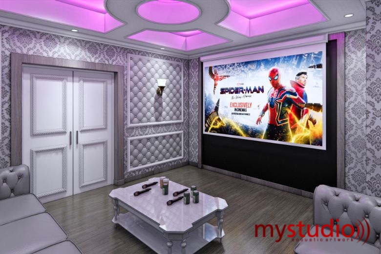 Ruang Entertaiment Bapak Charter | Jasa Pembuatan Ruang Entertaiment